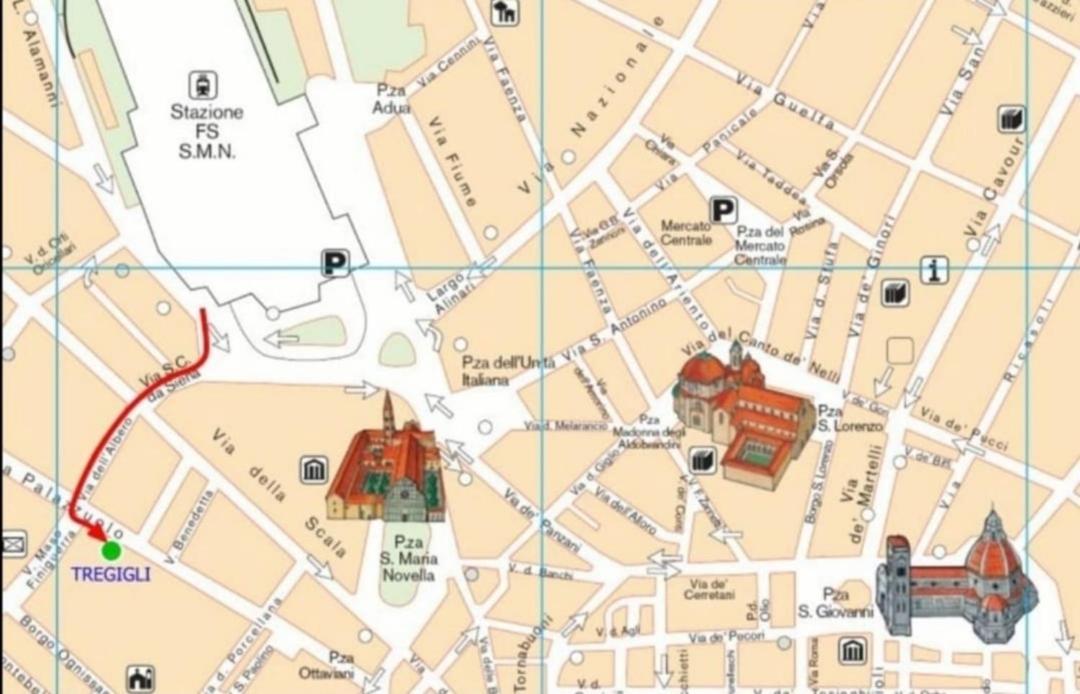 Tre Gigli Firenze Apartment, 5 Minutes From Station, Via Palazzuolo 55 Екстериор снимка